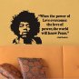 Wall Stickers Wall Decals, jimi hendrix PVC Wall Stickers