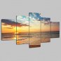 Unframed Canvas Print Landscape Modern,Five Panels Canvas Any Shape Print Wall Decor For Home Deco