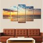 Unframed Canvas Print Landscape Modern,Five Panels Canvas Any Shape Print Wall Decor For Home Deco