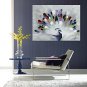 Peacock Wall Art Canvas Print Ready To Hang