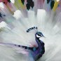 Peacock Wall Art Canvas Print Ready To Hang