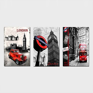 Stretched Canvas Print Three Panels Canvas Horizontal Print Wall Decor For Home Decoration