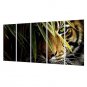 Giclee Print Animal Modern Pastoral,Five Panels Canvas Vertical Print Wall Decor For Home Decorati