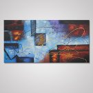 Stretched Canvas Print Abstract Classic Traditional,One Panel Canvas Horizontal Print Wall Decor F