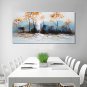 Stretched Canvas Print Landscape European Style,One Panel Canvas Horizontal Print Wall Decor For H