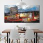 Stretched Canvas Print Abstract European Style,One Panel Canvas Horizontal Print Wall Decor For Ho