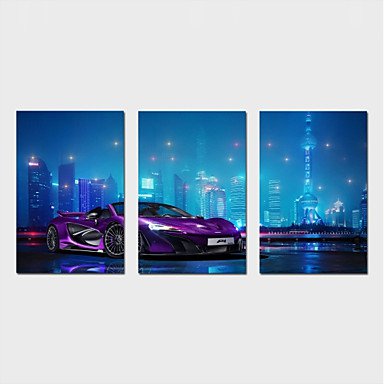 Stretched Canvas Print Three Panels Canvas Horizontal Print Wall Decor For Home Decoration