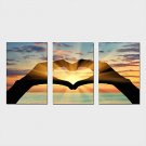 Stretched Canvas Print Three Panels Canvas Horizontal Print Wall Decor For Home Decoration