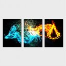 Stretched Canvas Print Three Panels Canvas Horizontal Print Wall Decor For Home Decoration