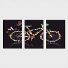 Stretched Canvas Print Three Panels Canvas Horizontal Print Wall Decor For Home Decoration
