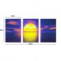 Stretched Canvas Print Three Panels Canvas Horizontal Print Wall Decor For Home Decoration