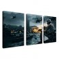 Stretched Canvas Print Three Panels Canvas Horizontal Print Wall Decor For Home Decoration