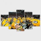 Stretched Canvas Print People Style Modern,Five Panels Canvas Any Shape Print Wall Decor For Home