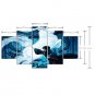 Stretched Canvas Print People Fantasy Style Modern,Five Panels Canvas Any Shape Print Wall Decor F