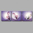 Stretched Canvas Print Three Panels 72inches x24inches Canvas Wall Decor Home Decoration Abstract