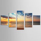Canvas Set Abstract Landscape Modern Realism,Five Panels Canvas Any Shape Print Wall Decor For Hom