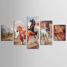 Canvas Set Abstract / Animal Style / Modern,Five Panels Canvas Any Shape Print Wall Decor For Home