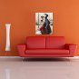 IARTS Oil Painting Lover Dancing Waltz in Paris Modern Abstract Art Acrylic Canvas Wall Art For