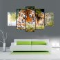 Unframed Canvas Print Animal Modern,Five Panels Canvas Any Shape Print Wall Decor For Home Decorat