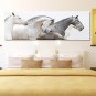 Stretched Canvas Print Animal Pastoral European Style,One Panel Canvas Horizontal Print Wall Decor