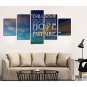 Canvas Print Abstract,Five Panels Canvas Horizontal Print Wall Decor For Home Decoration