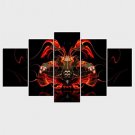 Stretched Canvas Print Landscape Fantasy Style Modern,Five Panels Canvas Any Shape Print Wall Deco