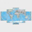 Stretched Canvas Print Famous Abstract Landscape Style Modern,Five Panels Canvas Any Shape Print W