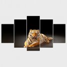 Stretched Canvas Print Animal Style Modern,Five Panels Canvas Any Shape Print Wall Decor For Home