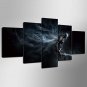 Stretched Canvas Print People Style Modern,Five Panels Canvas Any Shape Print Wall Decor For Home