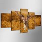 Stretched Canvas Print Animal Style Modern,Five Panels Canvas Any Shape Print Wall Decor For Home