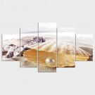 Stretched Canvas Print Still Life Leisure Style Modern,Five Panels Canvas Any Shape Print Wall Dec
