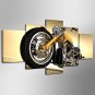 Stretched Canvas Print Still Life Leisure Style Modern,Five Panels Canvas Any Shape Print Wall Dec
