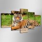 Stretched Canvas Print Animal Style Modern,Five Panels Canvas Any Shape Print Wall Decor For Home