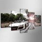 Stretched Canvas Print Landscape Leisure Style Modern,Five Panels Canvas Any Shape Print Wall Deco