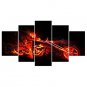 Stretched Canvas Print People Fantasy Style Modern,Five Panels Canvas Any Shape Print Wall Decor F