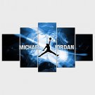Stretched Canvas Print People Style Modern,Five Panels Canvas Any Shape Print Wall Decor For Home