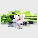 Landscape Floral/Botanical Style Modern,Five Panels Canvas Any Shape Print Wall Decor For Home Dec