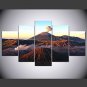 Stretched Canvas Print Famous Landscape Style Modern,Five Panels Canvas Any Shape Print Wall Decor