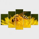 Stretched Canvas Print Landscape Animal Modern,Five Panels Canvas Any Shape Print Wall Decor For H
