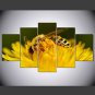 Stretched Canvas Print Landscape Animal Modern,Five Panels Canvas Any Shape Print Wall Decor For H