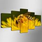 Stretched Canvas Print Landscape Animal Modern,Five Panels Canvas Any Shape Print Wall Decor For H