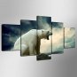 Stretched Canvas Print Animal Modern,Five Panels Canvas Any Shape Print Wall Decor For Home Decora