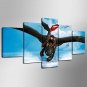 Stretched Canvas Print Animal Cartoon Modern,Five Panels Canvas Any Shape Print Wall Decor For Hom