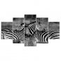 Stretched Canvas Print Animal Modern,Five Panels Canvas Any Shape Print Wall Decor For Home Decora