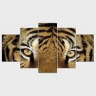 Stretched Canvas Print Animal Modern,Five Panels Canvas Any Shape Print Wall Decor For Home Decora