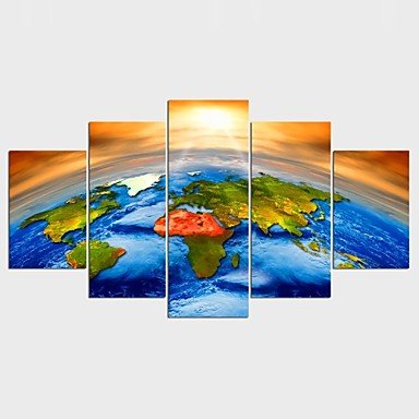 Stretched Canvas Print Still Life Modern,Five Panels Canvas Any Shape Print Wall Decor For Home De