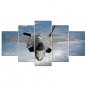 Stretched Canvas Print Landscape Modern,Five Panels Canvas Any Shape Print Wall Decor For Home Dec