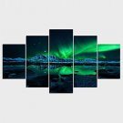 Stretched Canvas Print Landscape Style Modern,Five Panels Canvas Any Shape Print Wall Decor For Ho