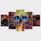 Stretched Canvas Print Abstract Fantasy Style Modern,Five Panels Canvas Any Shape Print Wall Decor