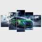 Stretched Canvas Print Still Life Fantasy Style Modern,Five Panels Canvas Any Shape Print Wall Dec